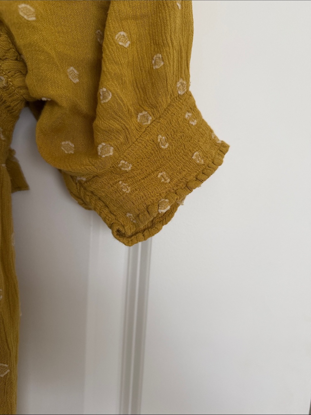 Mustard Yellow FREE PEOPLE jumpsuit - Picture 3 of 7